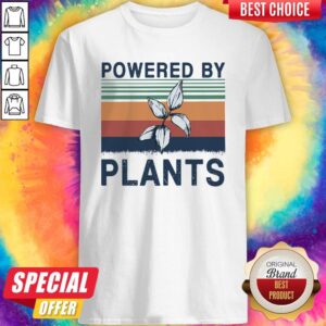 Top Powered By Plants Vintage Shirt