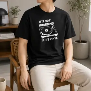 Top Pretty It's Not Hoarding If It's Vinyl Shirt