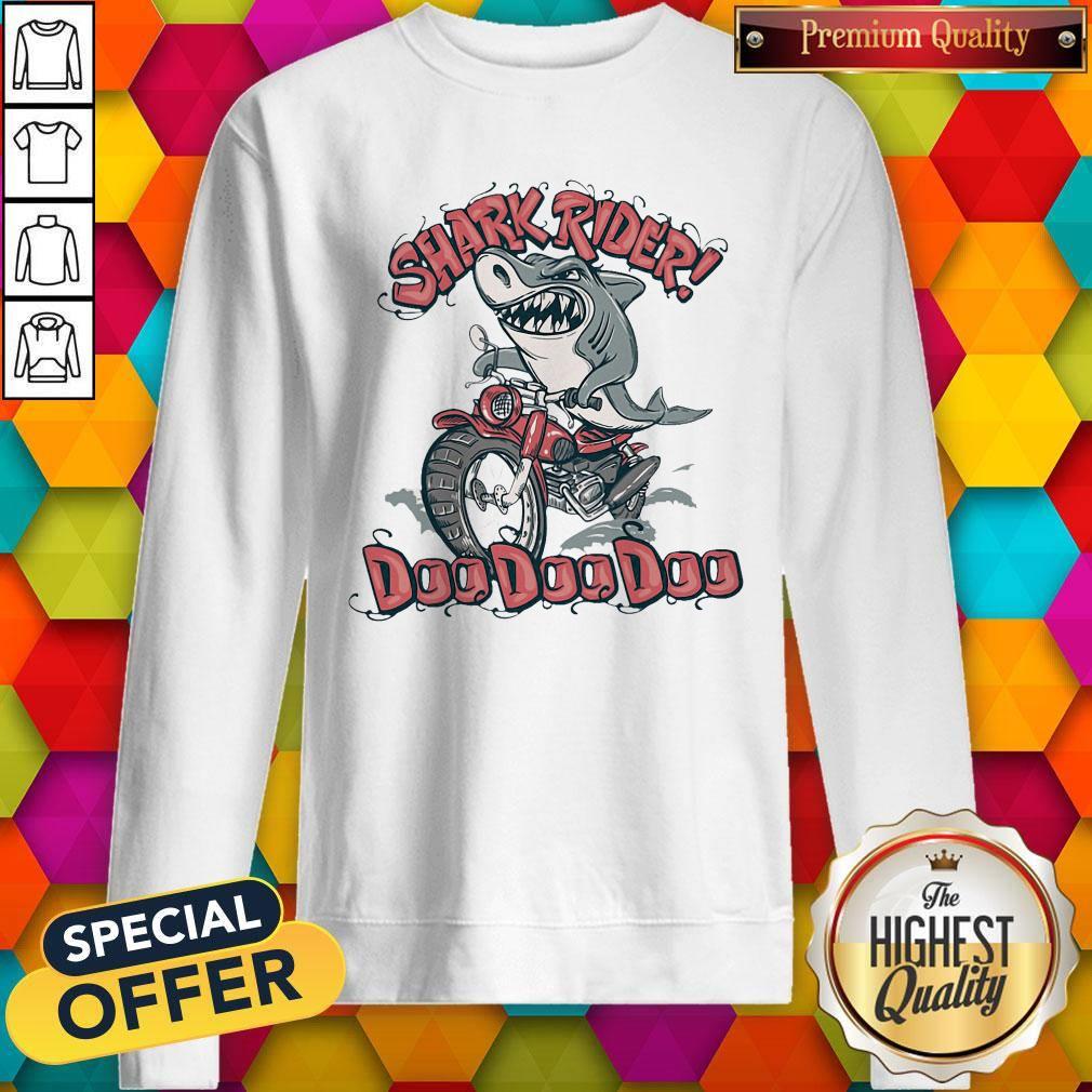 Top Pretty Shark Rider Doo Doo Doo Shirt - Image 5