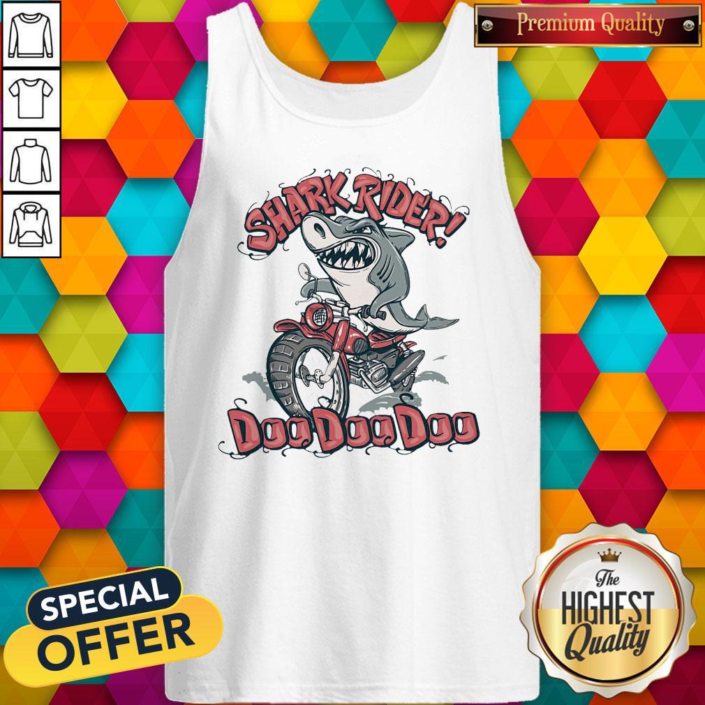 Top Pretty Shark Rider Doo Doo Doo Shirt - Image 4