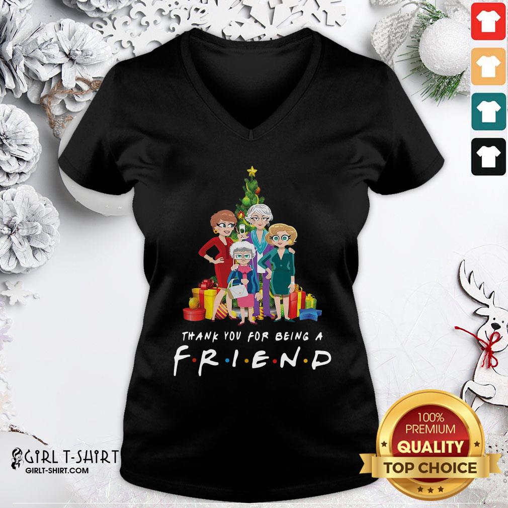 Top Pretty The Golden Girls Thank You For Being A Friend Christmas Shirt - Image 2
