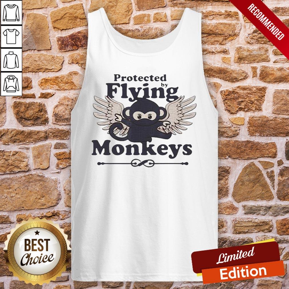 Top Protected By Flying Monkeys Ninja Shirt - Image 4