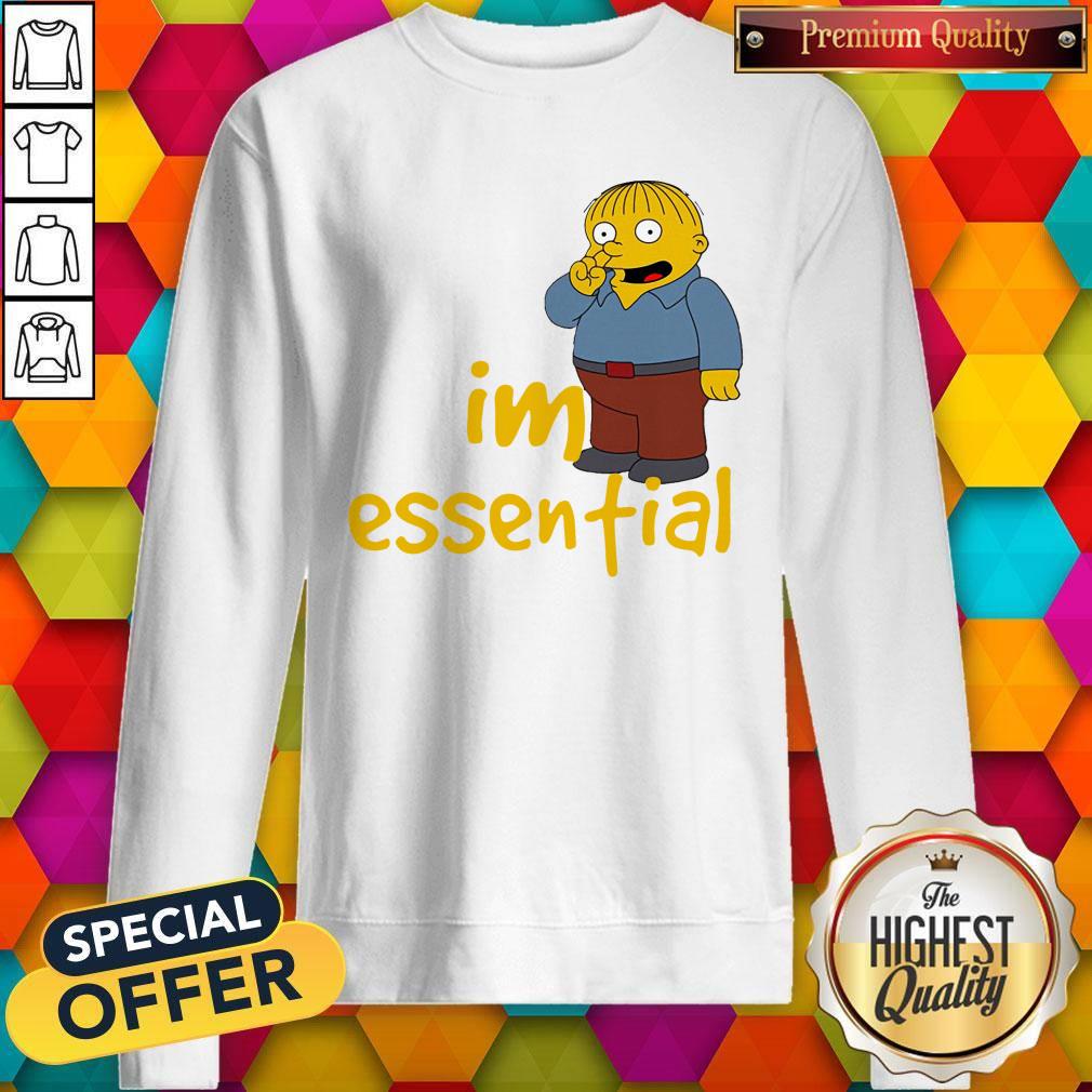 Top Ralph Wiggum Picking Nose I’m Essential Shirt - Image 5