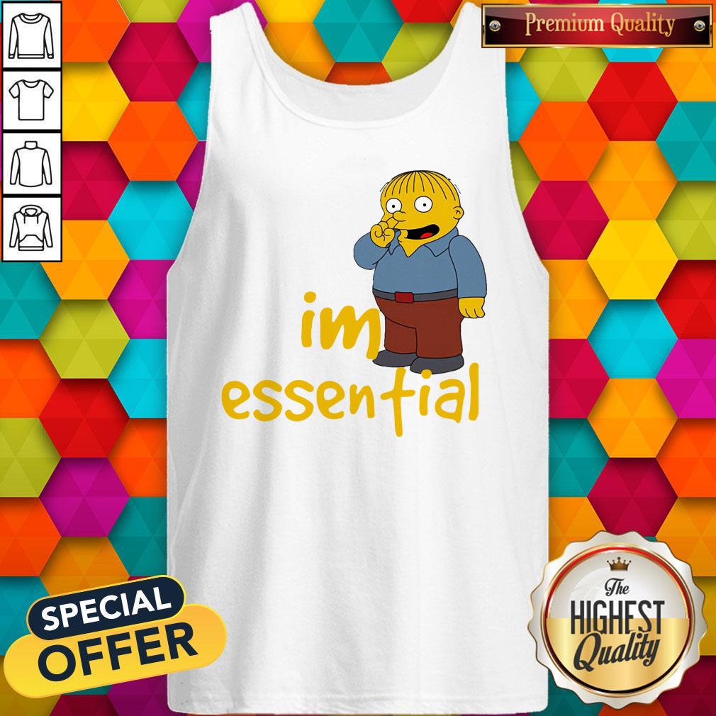 Top Ralph Wiggum Picking Nose I’m Essential Shirt - Image 4