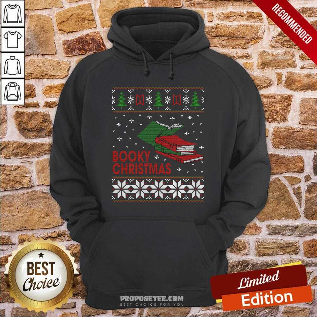 Top Reading Books Heartbeat Booky Christmas Shirt - Image 2