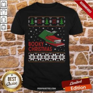 Top Reading Books Heartbeat Booky Christmas Shirt