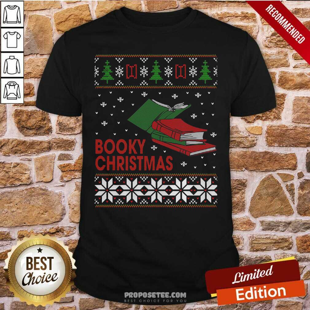 Top Reading Books Heartbeat Booky Christmas Shirt