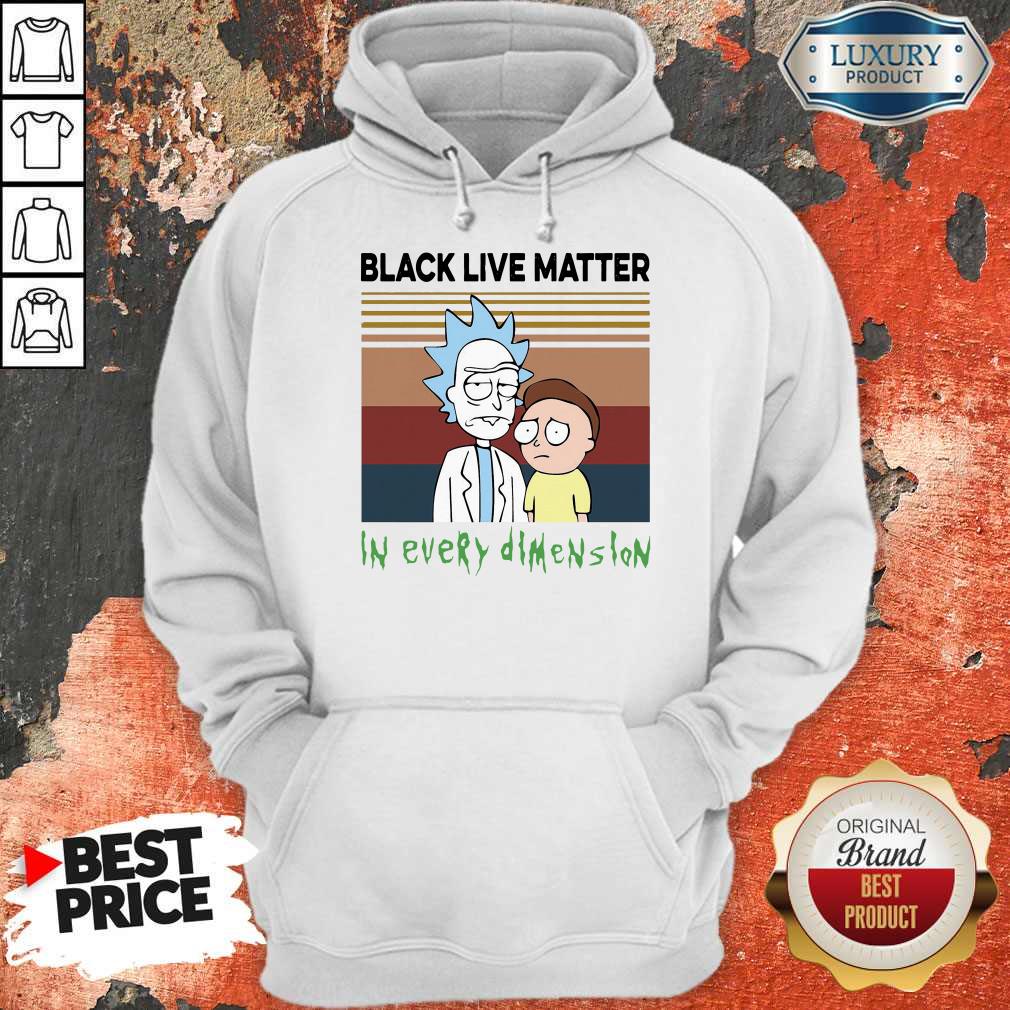 Top Rick And Morty Black Live Matter In Every Dimension Vintage Shirt - Image 5