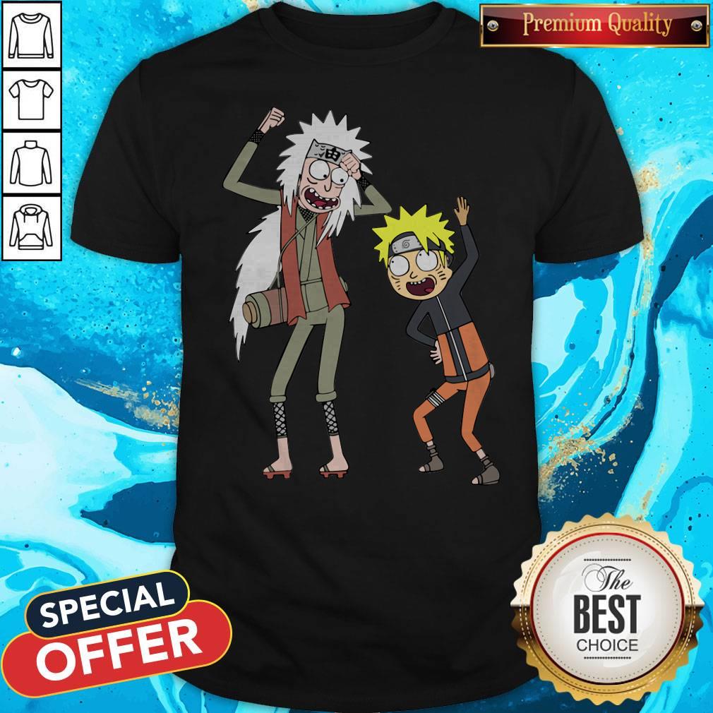 Top Rick And Morty Mashup Naruto And Jiraiya Halloween Shirt