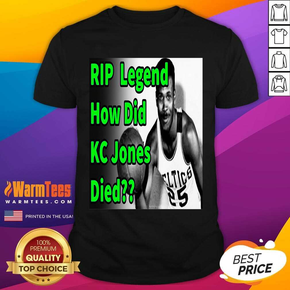 Top Rip Legend How Did Kc Jones Died 1932 2020 Shirt