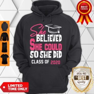 Alternative view of Top She Believed She Could So She Did Class Of 2020