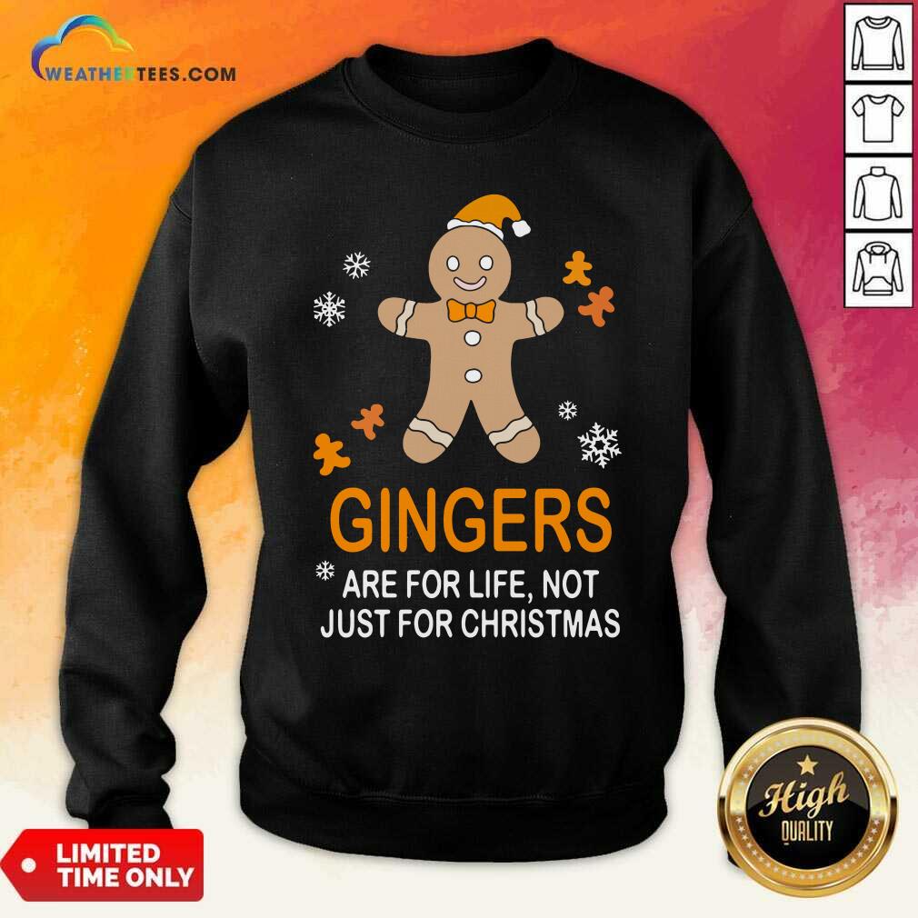 Top Snowman Gingers Are For Life Not Just For Christmas Shirt - Image 2