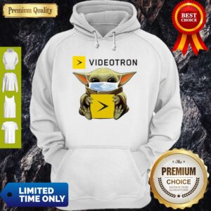 Alternative view of Top Star Wars Baby Yoda Hug Videotron Mask Covid-19 Shirt