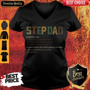 Alternative view of Top Step Dad It’s In The Heart Definition Shirt
