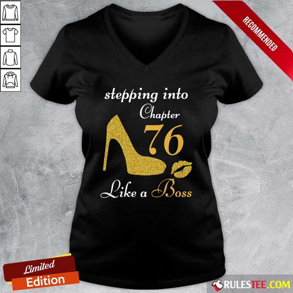 Top Stepping Into Chapter 76 Like A Boss Shirt - Image 3