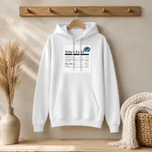 Alternative view of Top Stitch Facts Stubbornness Listening Skills Side Eye Blue Body Attitude Shirt
