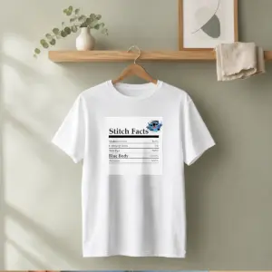 Top Stitch Facts Stubbornness Listening Skills Side Eye Blue Body Attitude Shirt