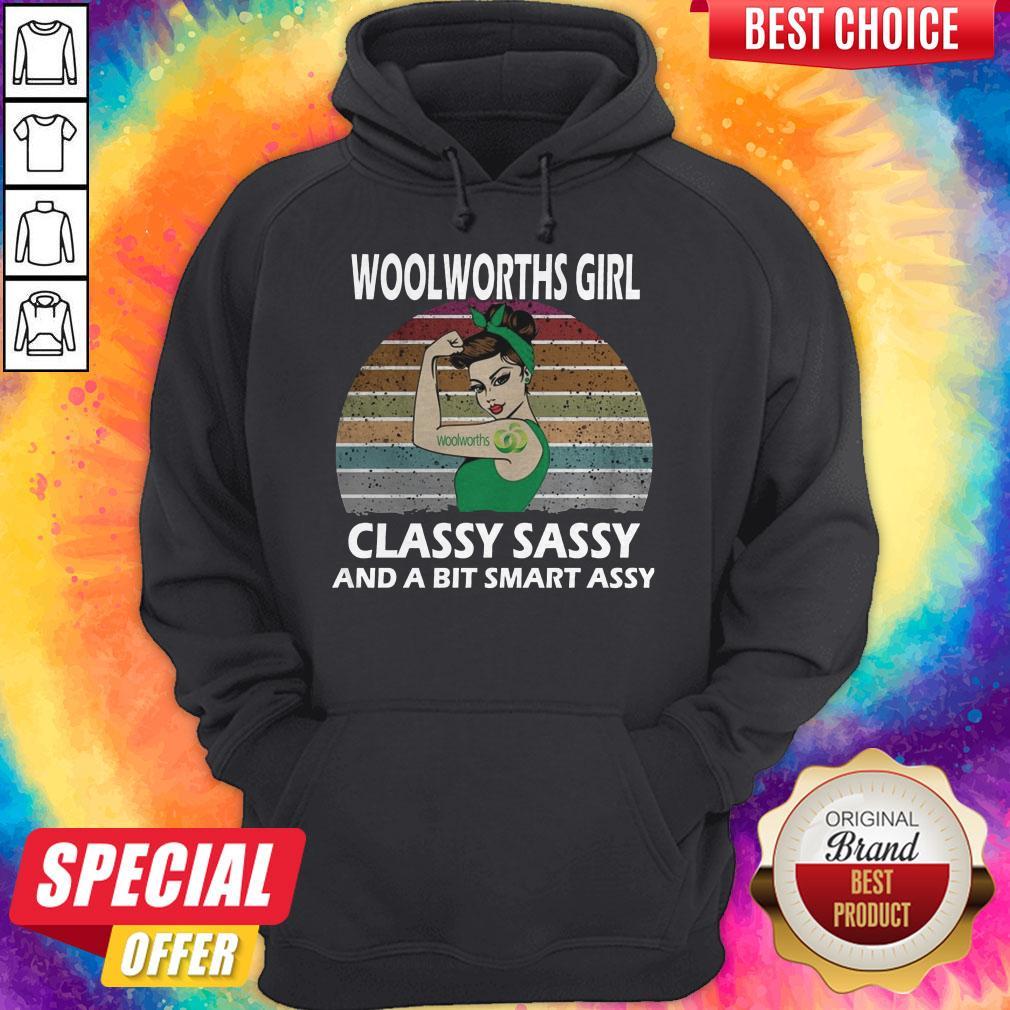 Top Strong Girl Tattoo Woolworths Girl Classy Sassy And A Bit Smart Assy Vintage Shirt - Image 5