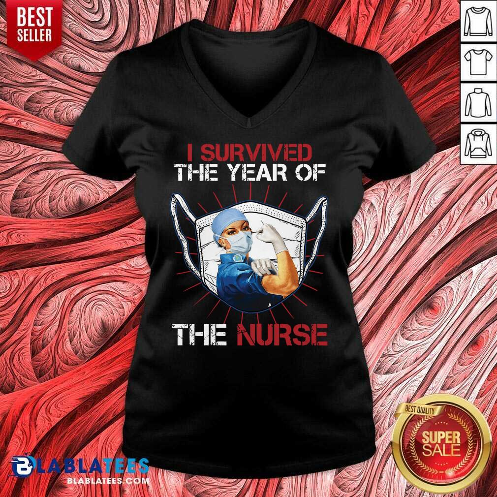 Top Strong Women I Survived The Year Of The Nurse Shirt - Image 3