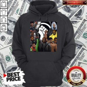 Alternative view of Top Superheroes No Justice No Peace Black Lives Matter Shirt