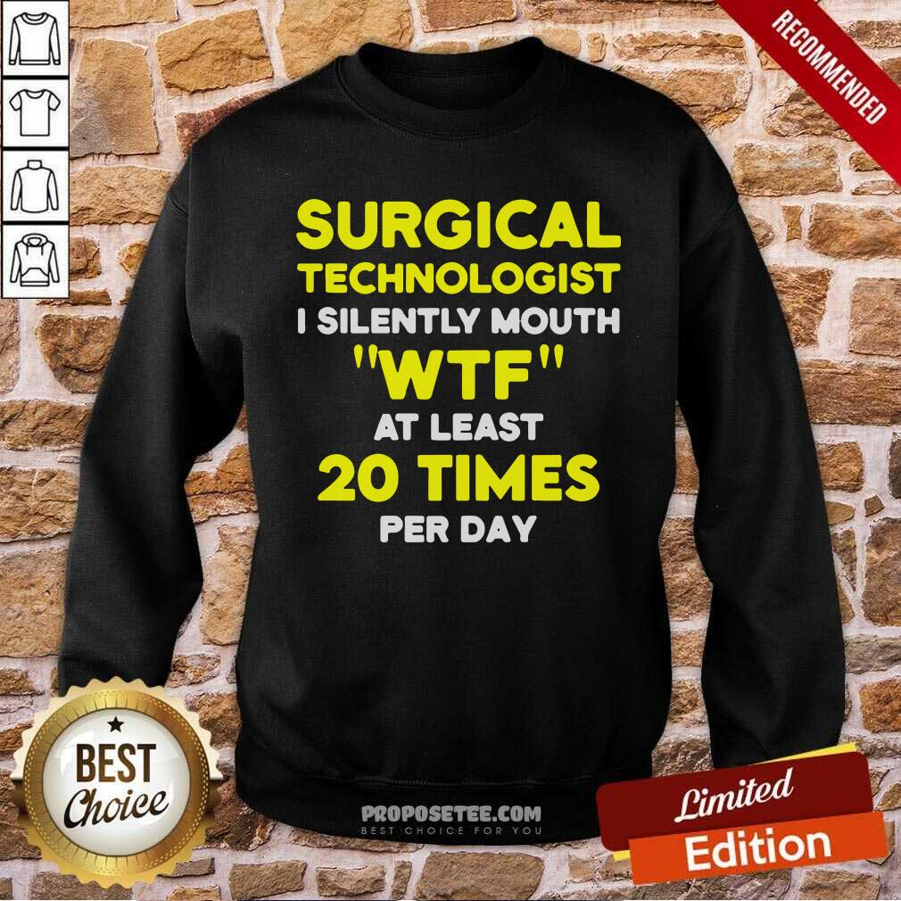 Top Surgical Technologist Mouth Scrub Tech Shirt - Image 5