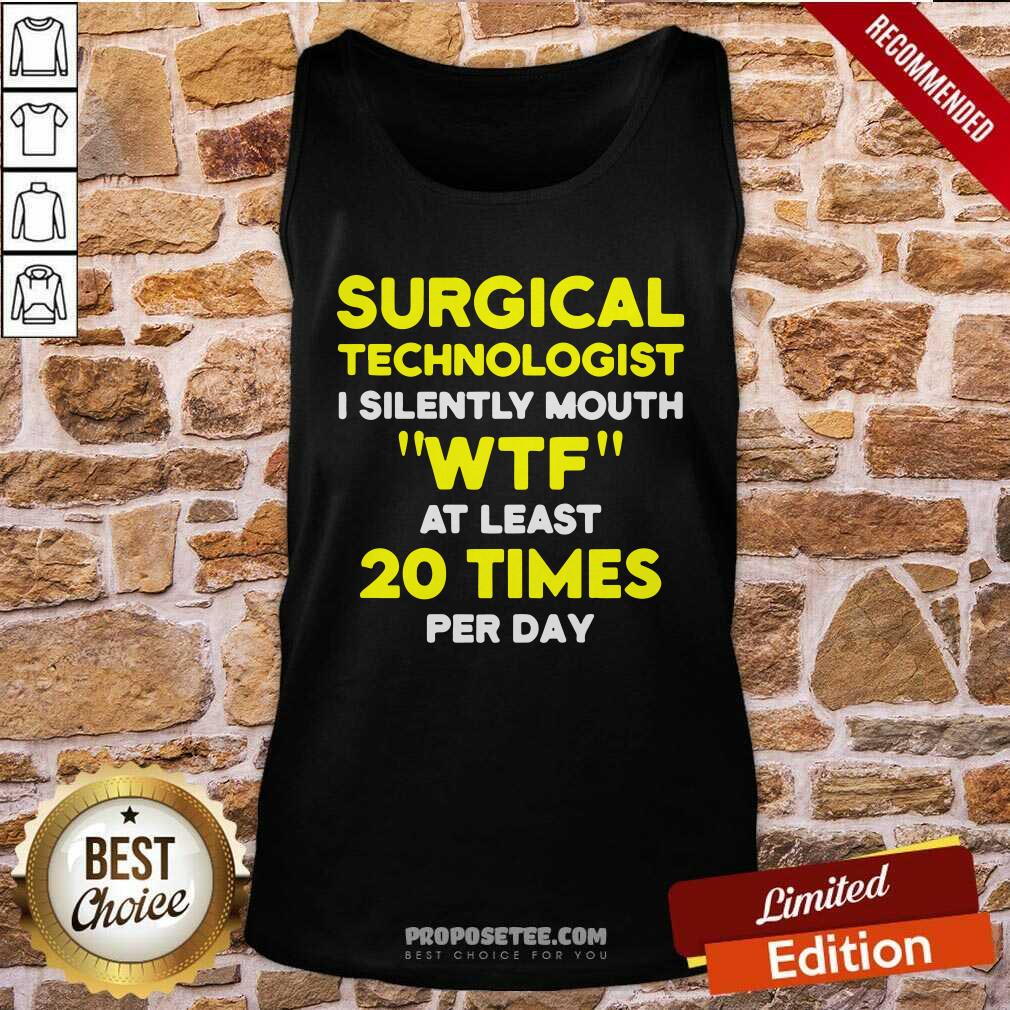 Top Surgical Technologist Mouth Scrub Tech Shirt - Image 4