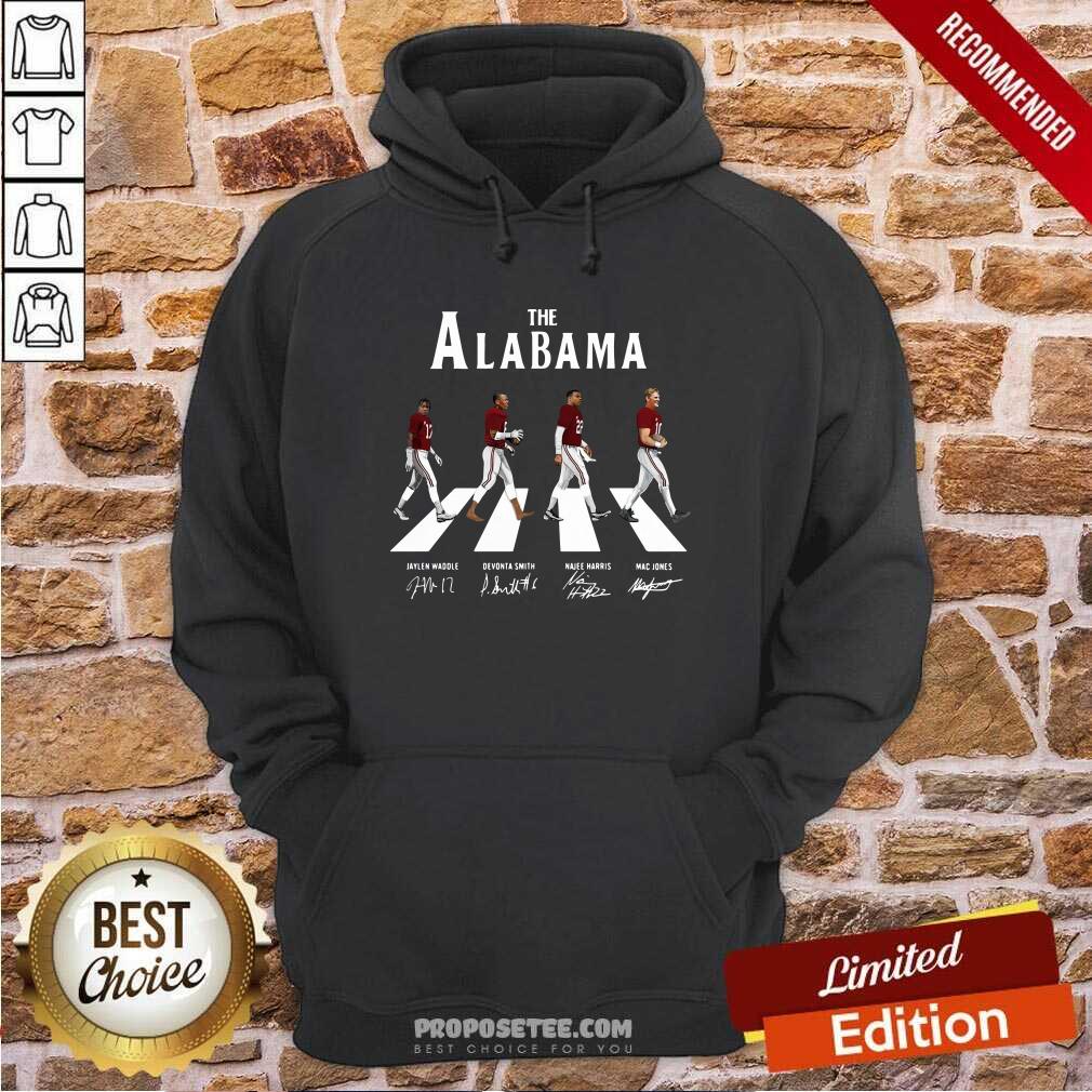 Top The Alabama Abbey Road Signatures Shirt - Image 5