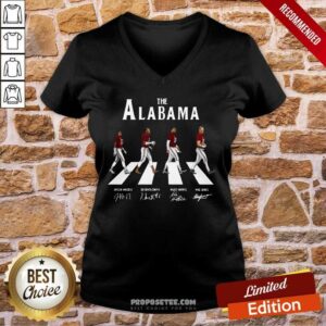 Alternative view of Top The Alabama Abbey Road Signatures Shirt