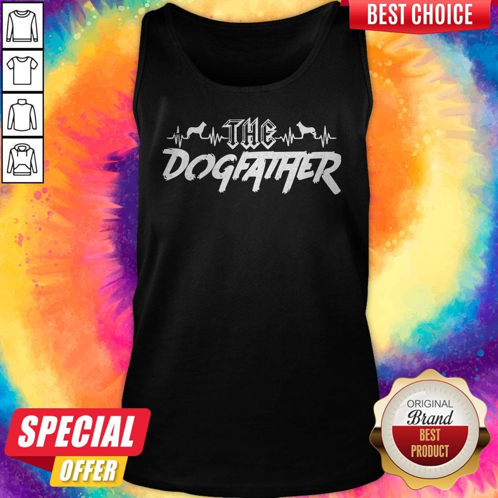 Top The Dogfather Dog Dad Fathers Day Shirt - Image 3