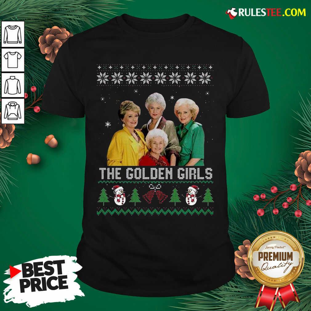 Top The Golden Girls Ugly Merry Christmas Shirt