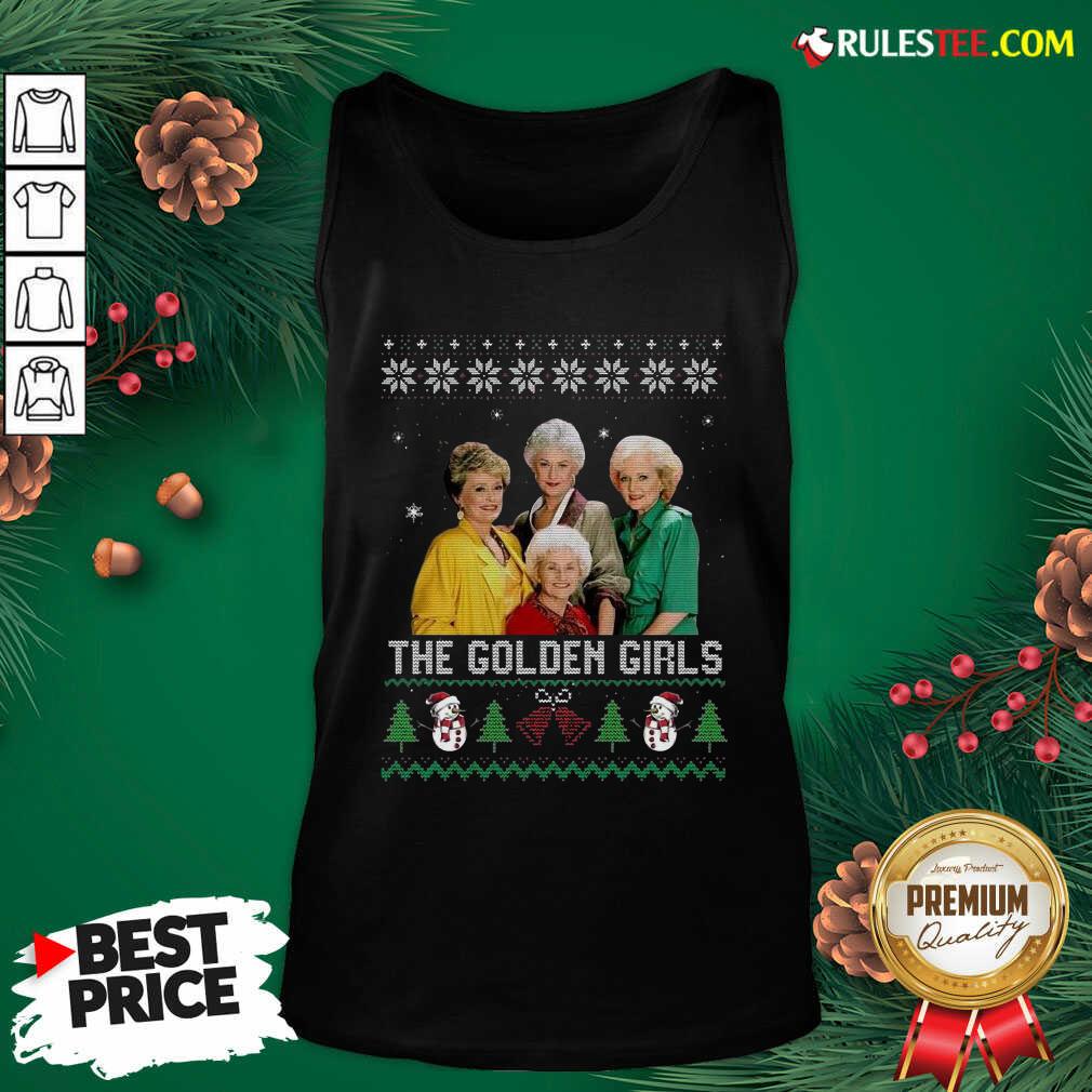 Top The Golden Girls Ugly Merry Christmas Shirt - Image 4