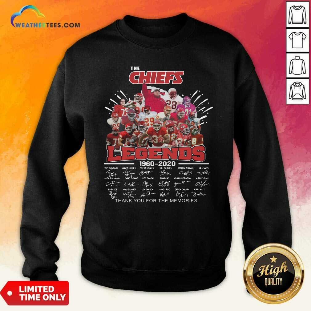 Top The Kansas City Chiefs Legends 1960 2020 Signatures Shirt - Image 2