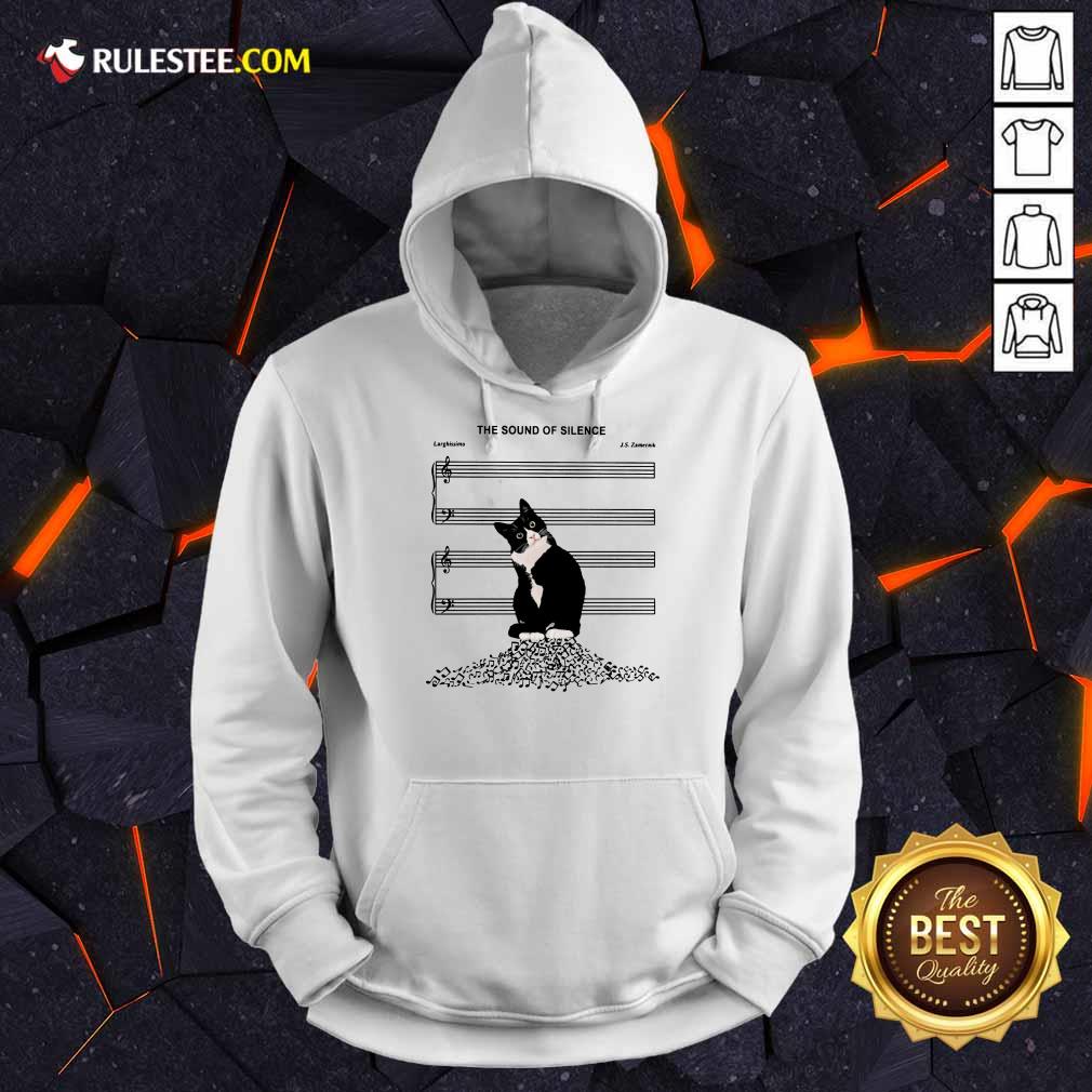 Top The Sound Of Silence Music And Cats Lover Shirt - Image 4