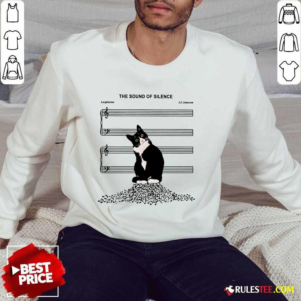 Top The Sound Of Silence Music And Cats Lover Shirt - Image 5