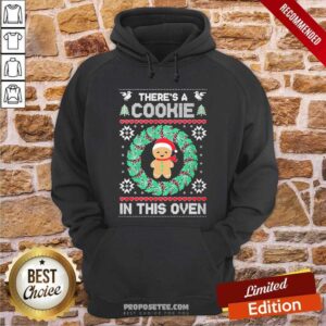 Alternative view of Top There’s A Cookie In This Oven Christmas Ugly Shirt