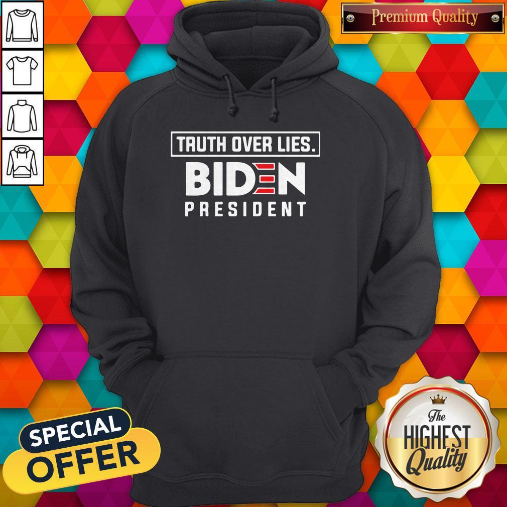 Top Truth Over Lies Joseph Biden 2020 President Campaign Shirt - Image 5