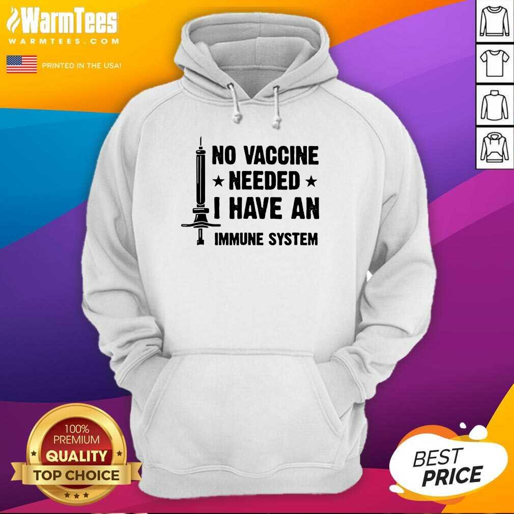 Top Vaccine Needed Immune System Great Shirt - Image 4