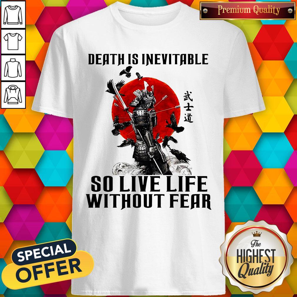 Top Vikings Death Is Inevitable So Live Life Without Fear Shirt