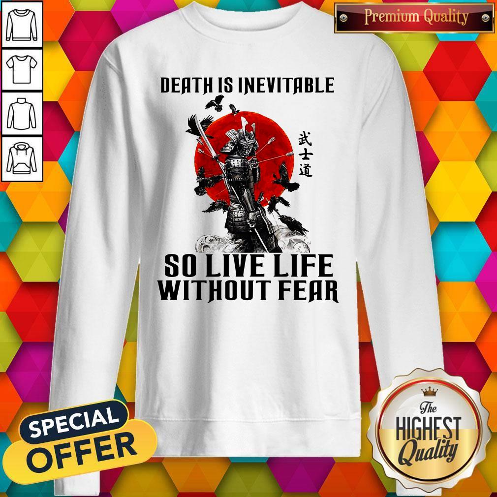 Top Vikings Death Is Inevitable So Live Life Without Fear Shirt - Image 3