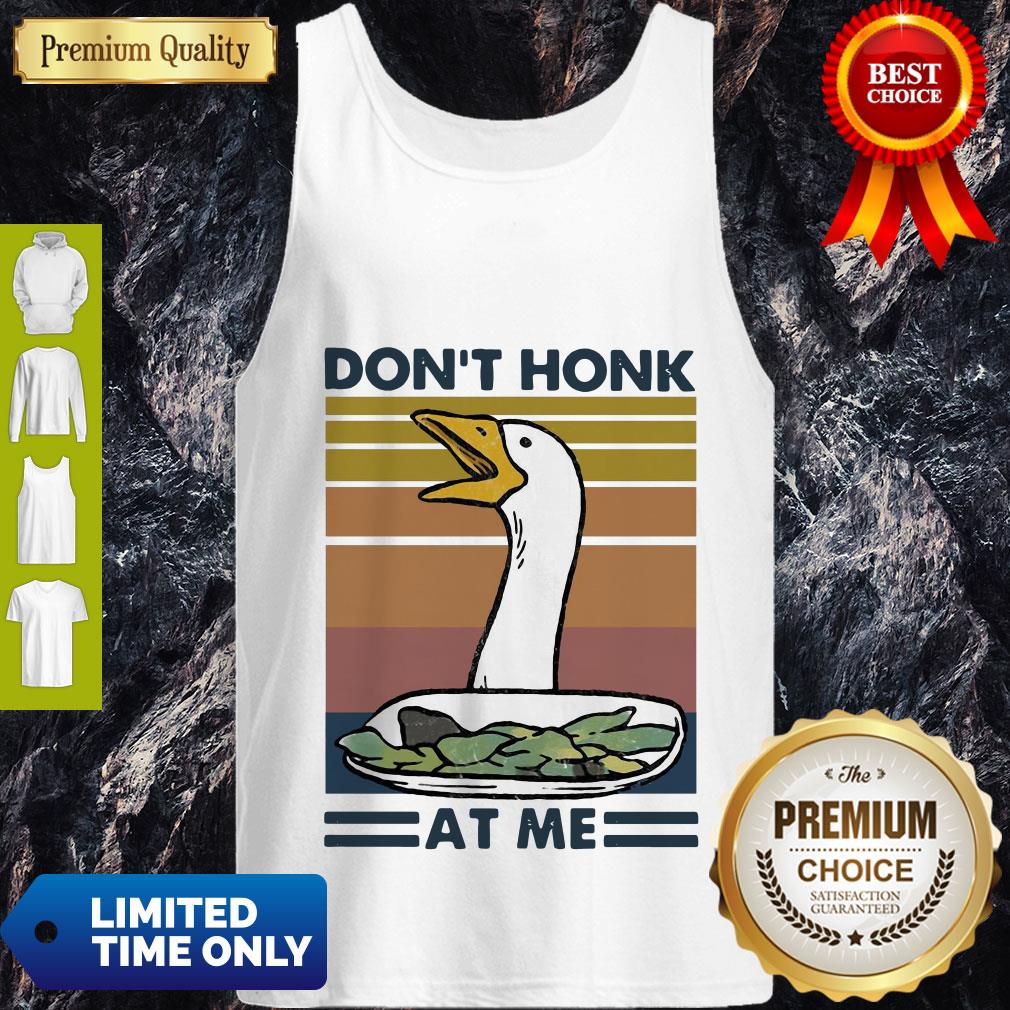 Top Vintage Duck Don’t Honk At Me Shirt - Image 3