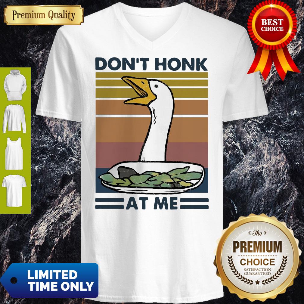 Top Vintage Duck Don’t Honk At Me Shirt - Image 2