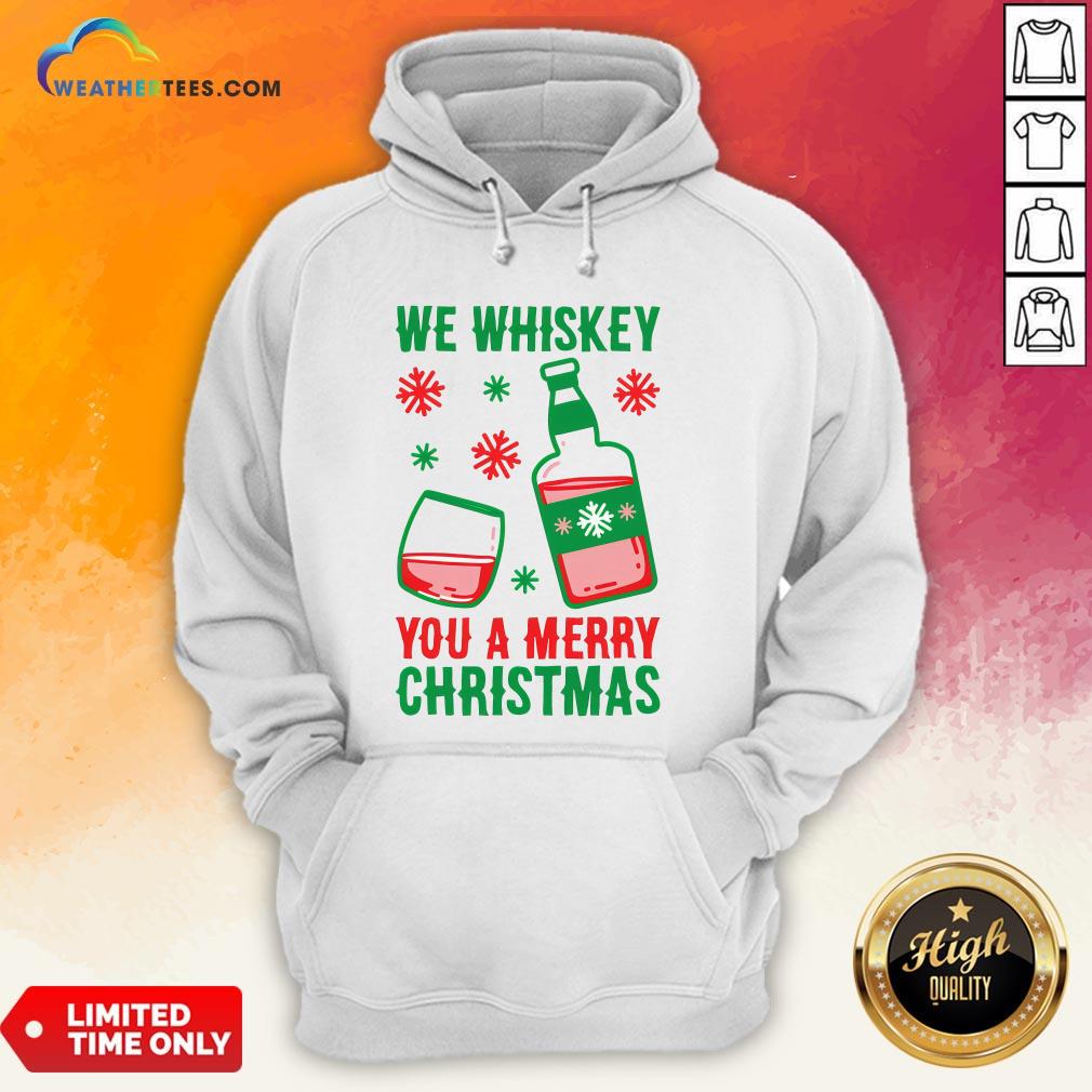 Top We Whiskey You A Merry Christmas Shirt - Image 5