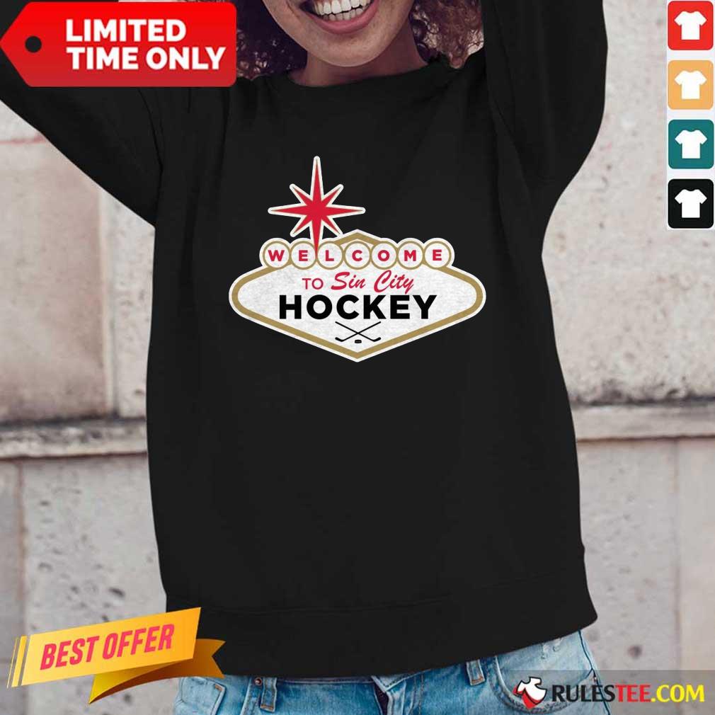 Top Welcome To Sin City Hockey Shirt - Image 2