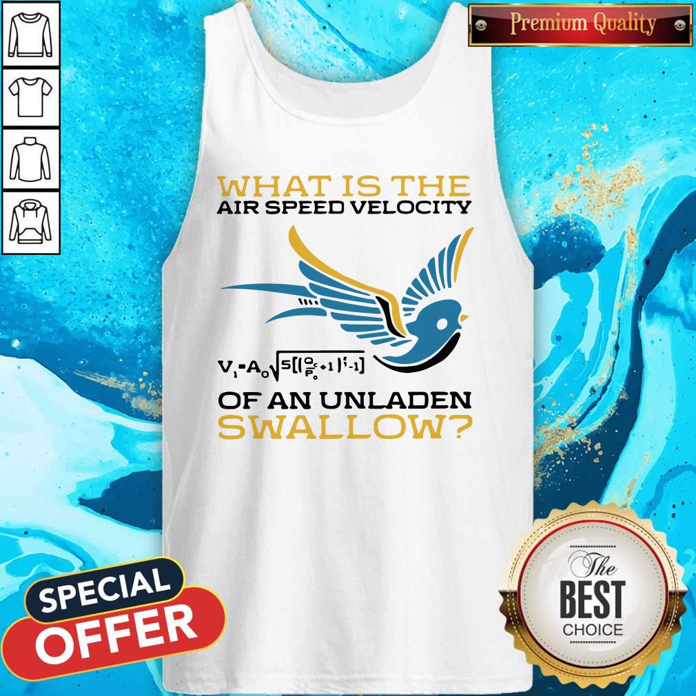 Top What Is The Airspeed Velocity Of An Unladen Swallow Shirt - Image 3