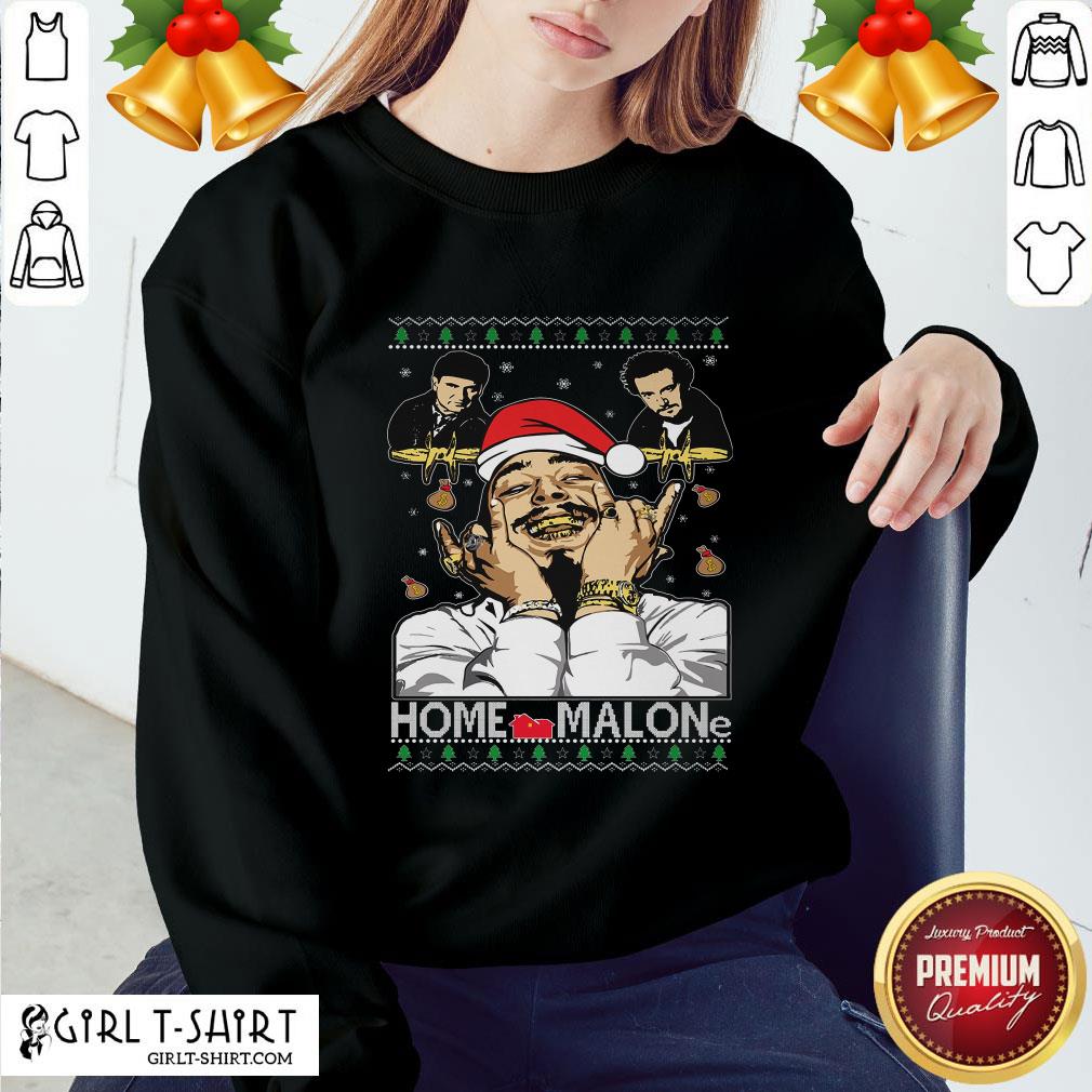 Town Home Malone Ugly Christmas 2021 Shirt - Image 4