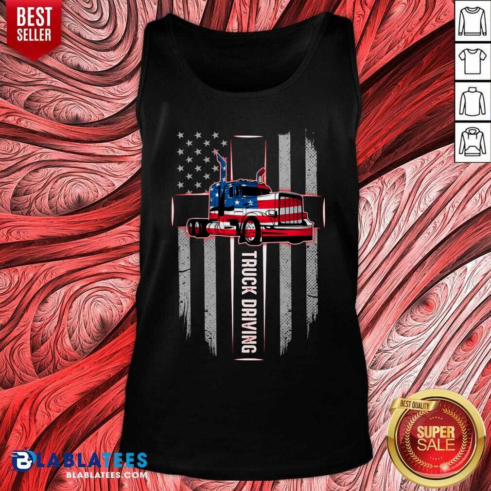 Truck Driving 4th Of July Shirt - Image 3