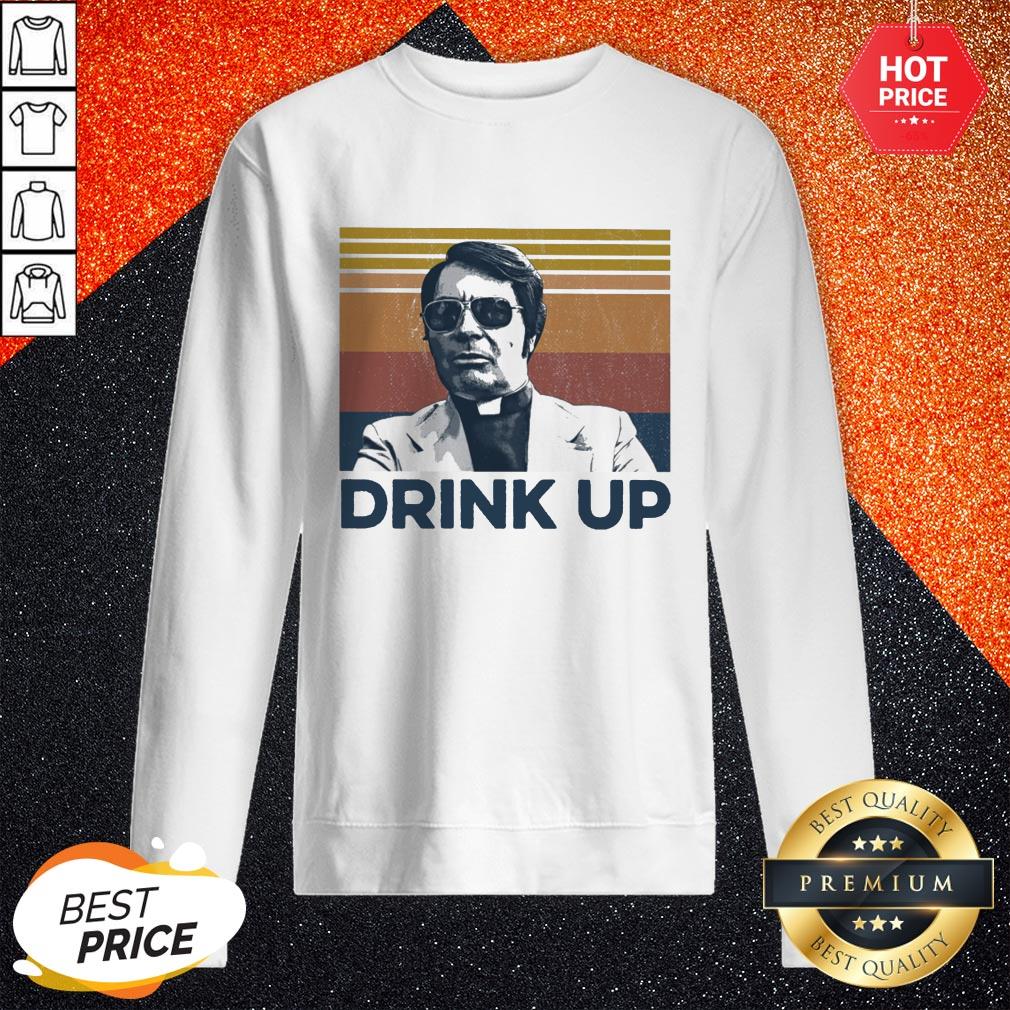 True Crime Drink Up Vintage Shirt - Image 4