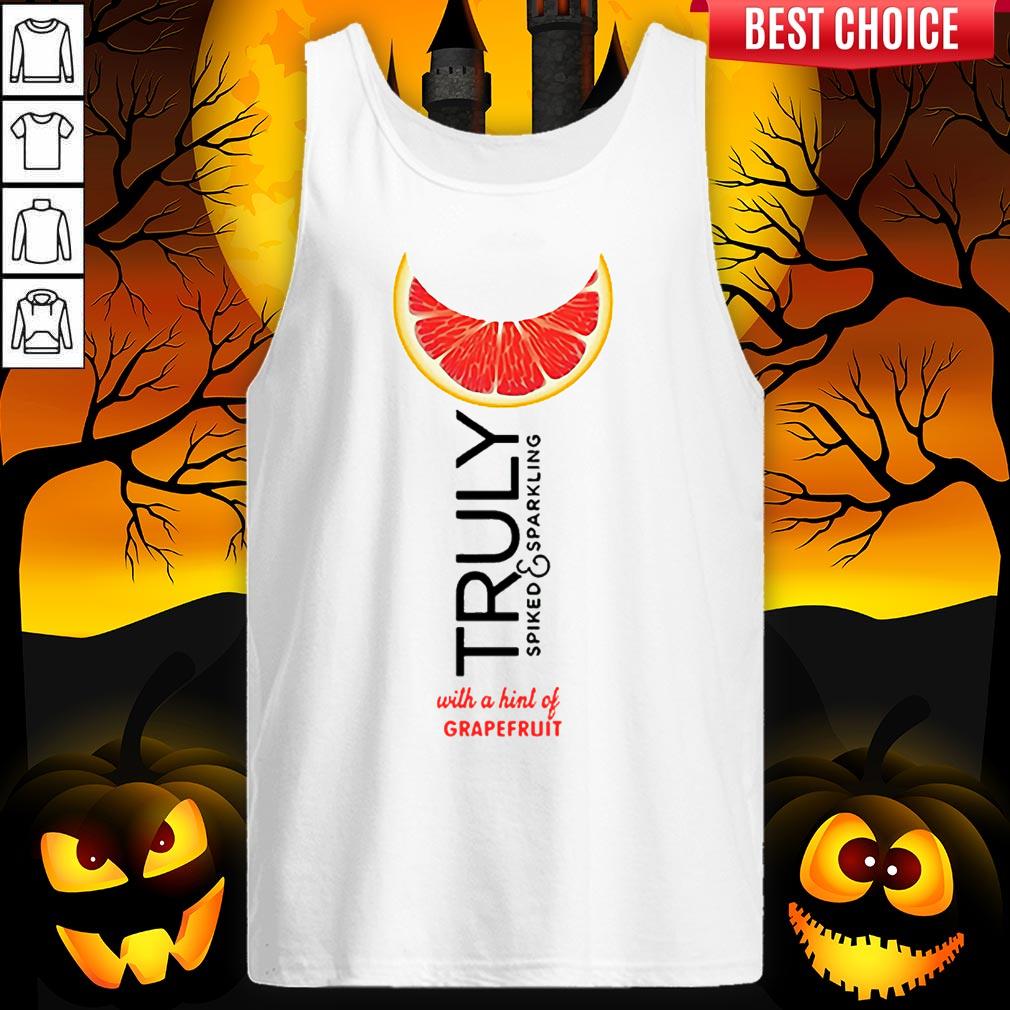 Truly Hard Seltzer Grapefruit Halloween T-Shirt - Image 4