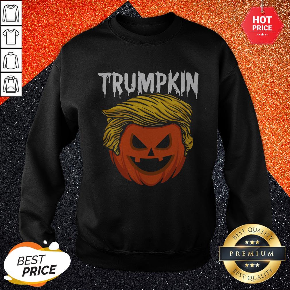 Trumpkin Make Halloween Great Trumpkin Halloween Shirt - Image 4