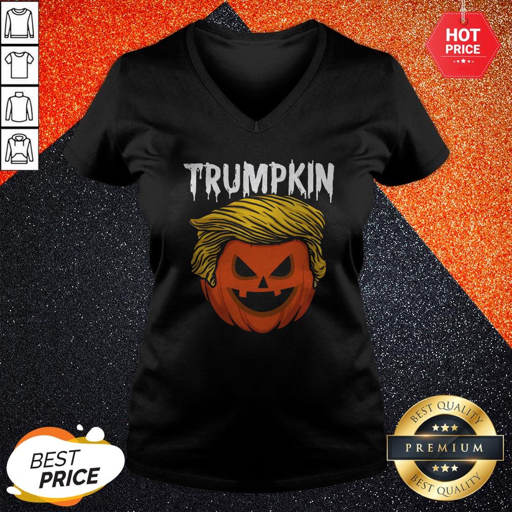 Trumpkin Make Halloween Great Trumpkin Halloween Shirt - Image 2